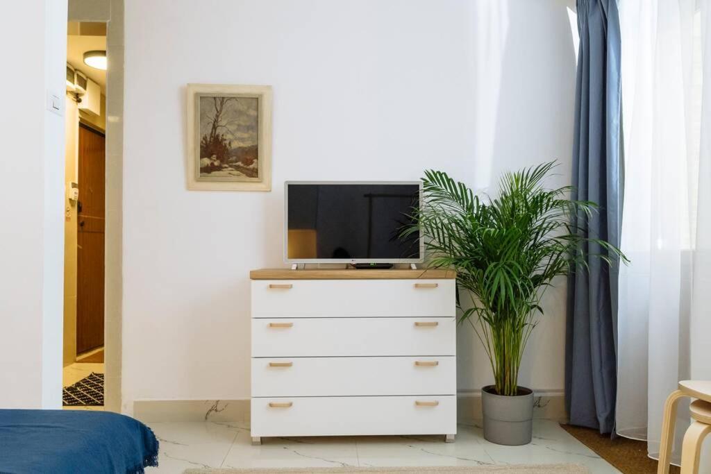 Studio With Private Terrace Next To Cismigiu Bukares Bagian luar foto